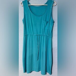 Serra Vibrant Teal Blue Dress